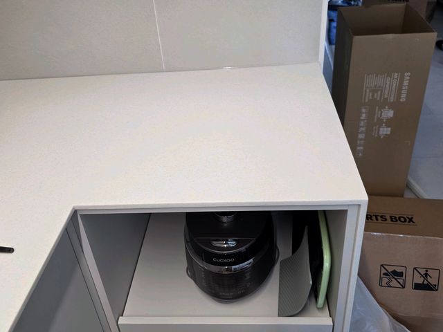 베란다 세탁기 콘센트 추가설치 시공 전