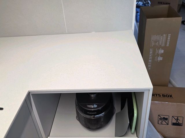 베란다 세탁기 콘센트 추가설치 시공 전