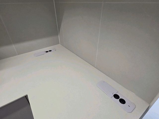 베란다 세탁기 콘센트 추가설치 시공 후