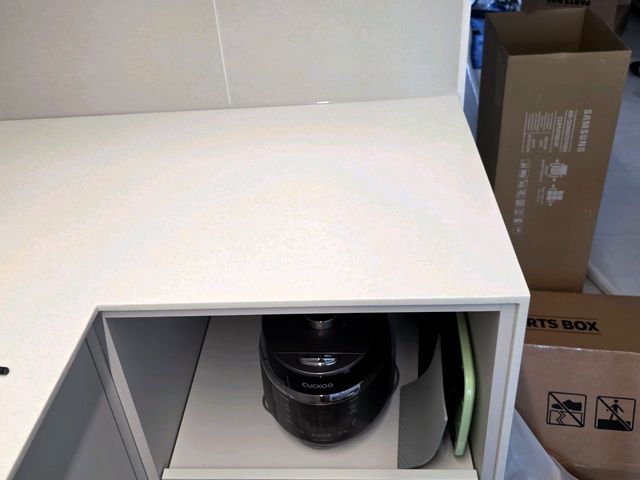 베란다 세탁기 콘센트 추가설치 시공 전